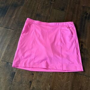 Nike Golf Dri Fit Skort Women's XL Hot Pink Tennis Golf Athleisure Skirt